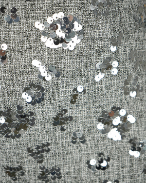 Cocktail Sequin Embellished Mini Skirt