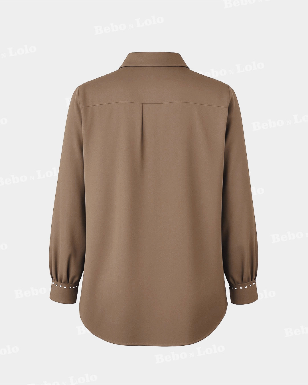 Studded Plus Size Shirt - bebonlolo