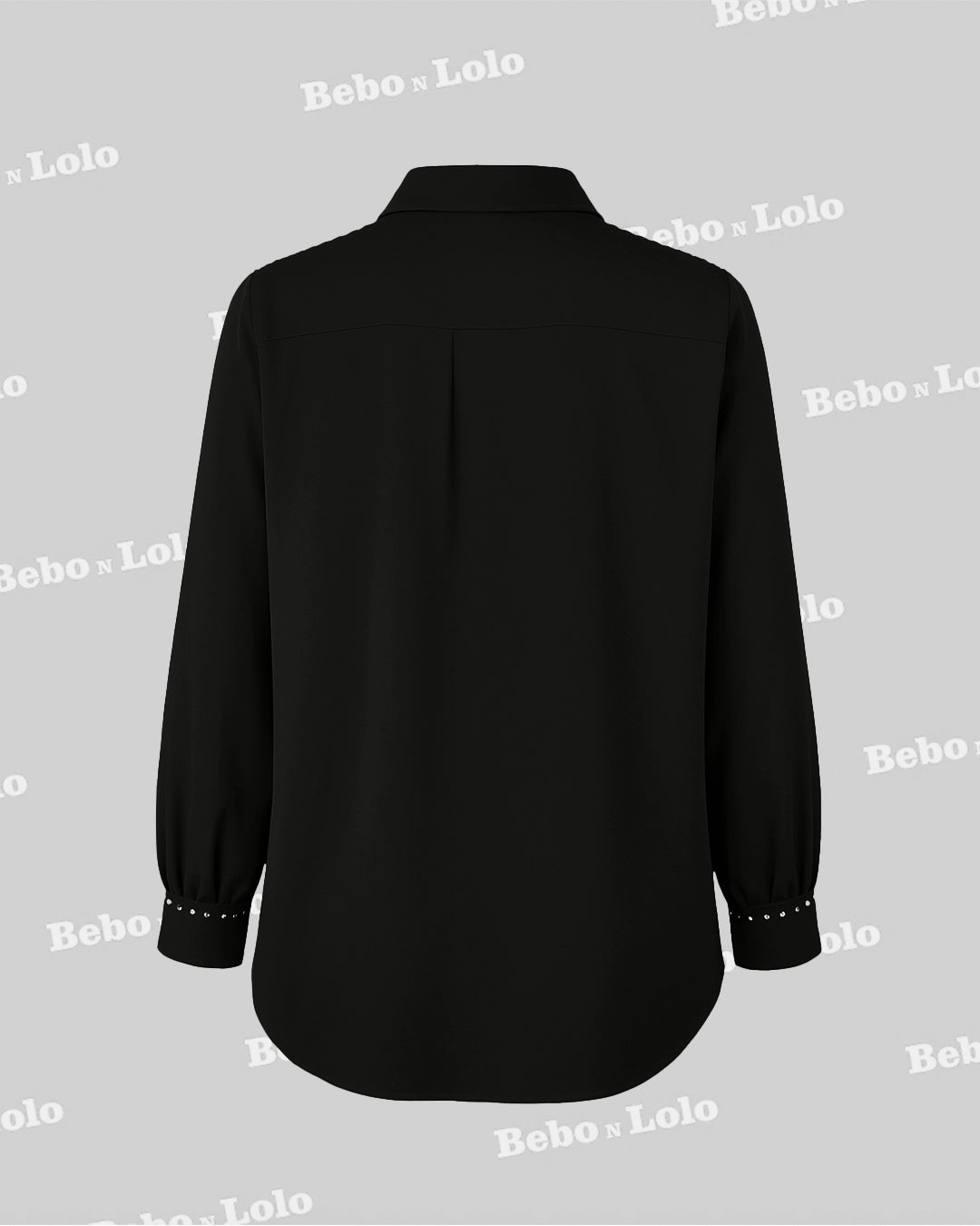 Studded Plus Size Shirt - bebonlolo