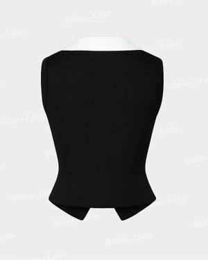 Straight Shirt Waistcoat - bebonlolo