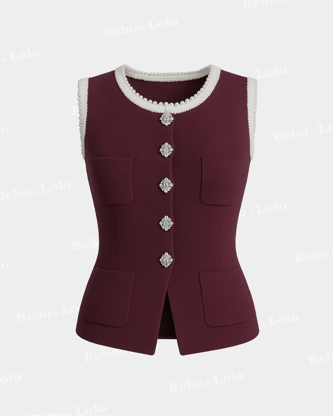 Waistcoat with Big Fancy Buttons
