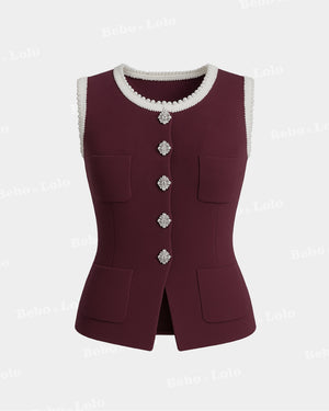 Waistcoat with Big Fancy Buttons