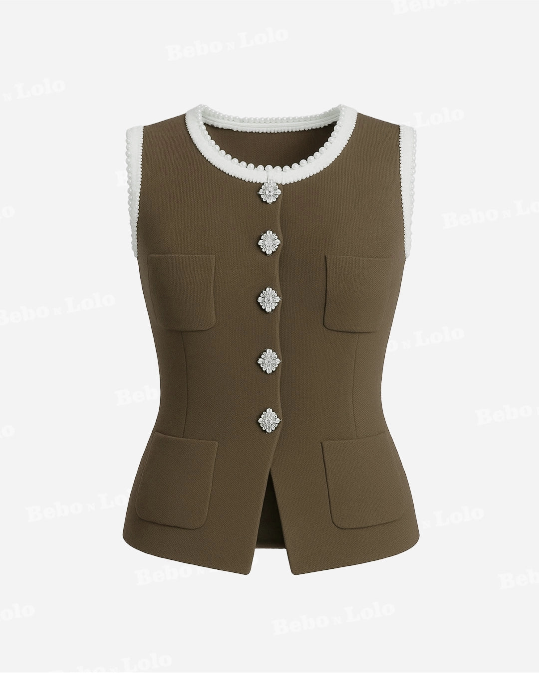 Waistcoat with Big Fancy Buttons