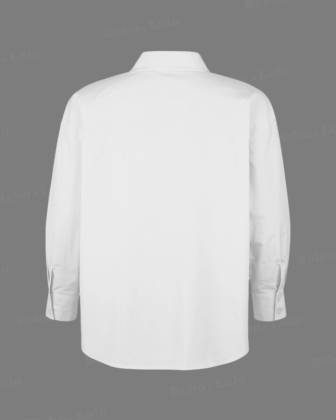 Metal Studded Plus Size Shirt