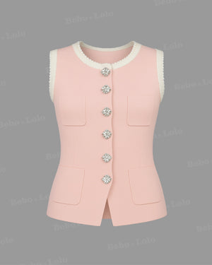 Waistcoat with Big Fancy Buttons