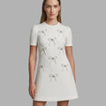 Silk Bow Mini Dress - bebonlolo
