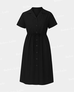 Denim Shirt Style Dress