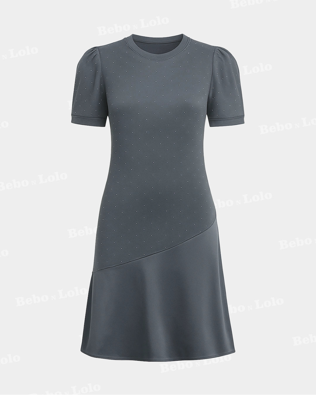 Sequin Flare Midi Dress - bebonlolo