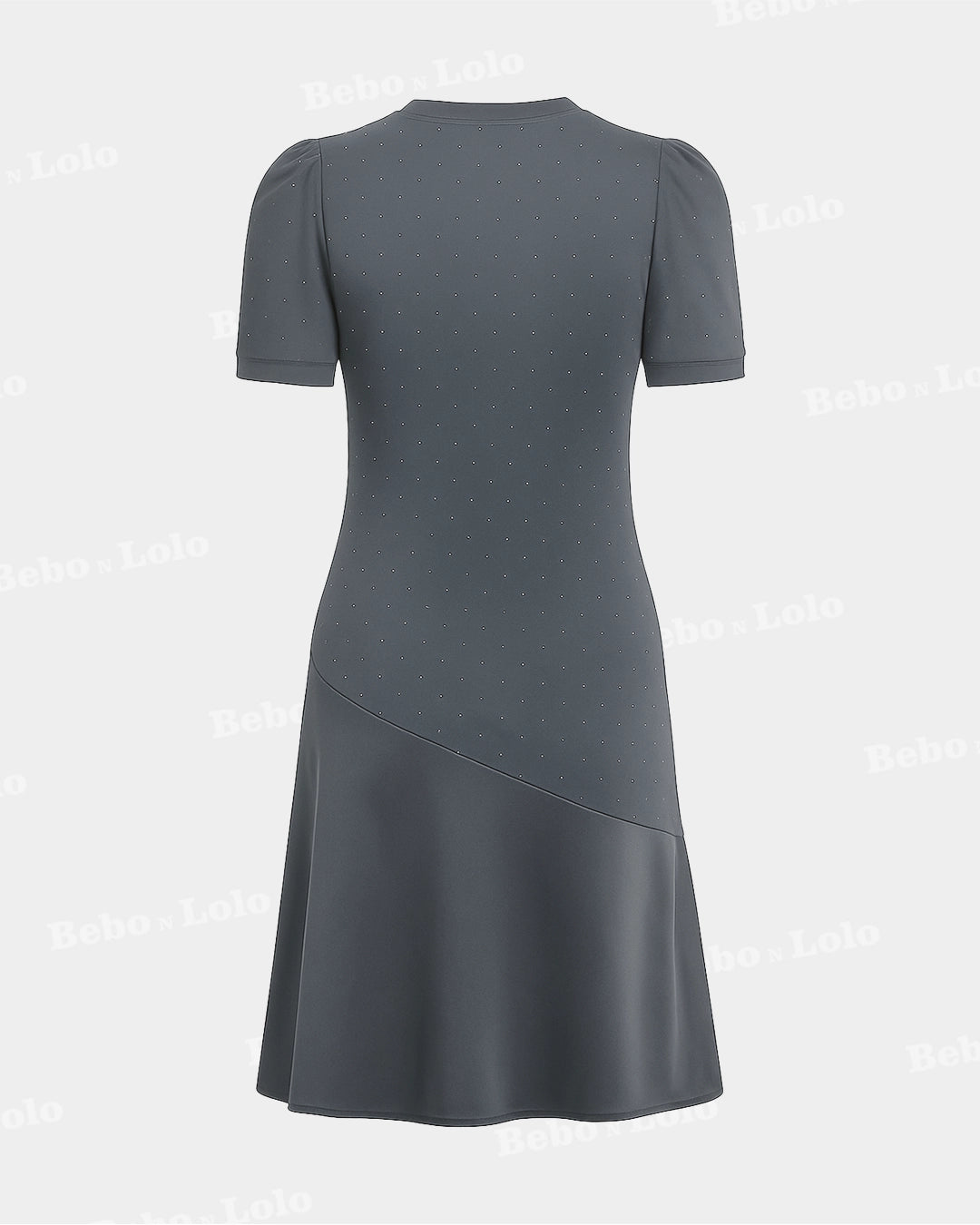 Sequin Flare Midi Dress - bebonlolo