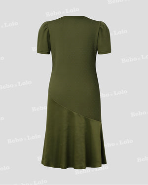 Sequin Flare Midi Dress - bebonlolo