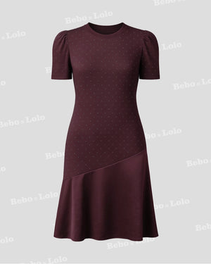 Sequin Flare Midi Dress - bebonlolo