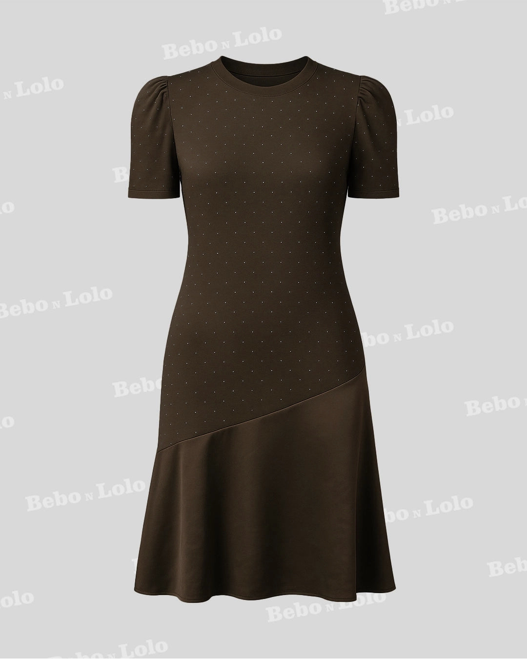Sequin Flare Midi Dress - bebonlolo