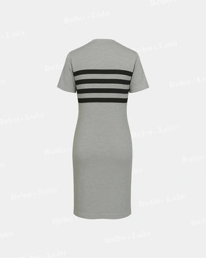 Casual Knitted Dress - bebonlolo