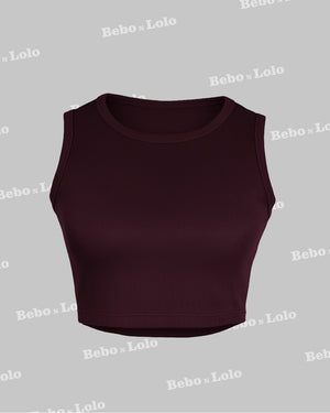 Ribbed vest top