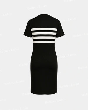 Casual Knitted Dress - bebonlolo