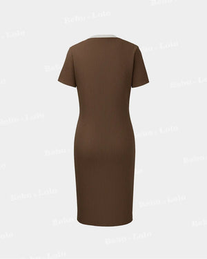 Korean Style Maxi Dress - bebonlolo