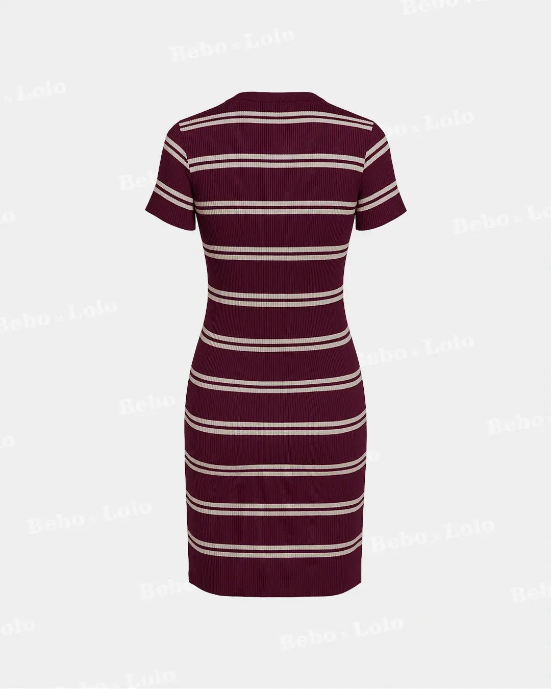 stripe cherry red
