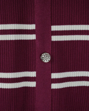 stripe cherry red