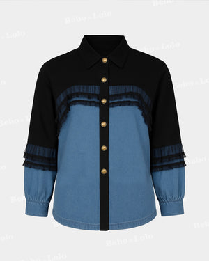 Celeste Luxe Panel Shirt