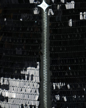 Sheer sequin skirt