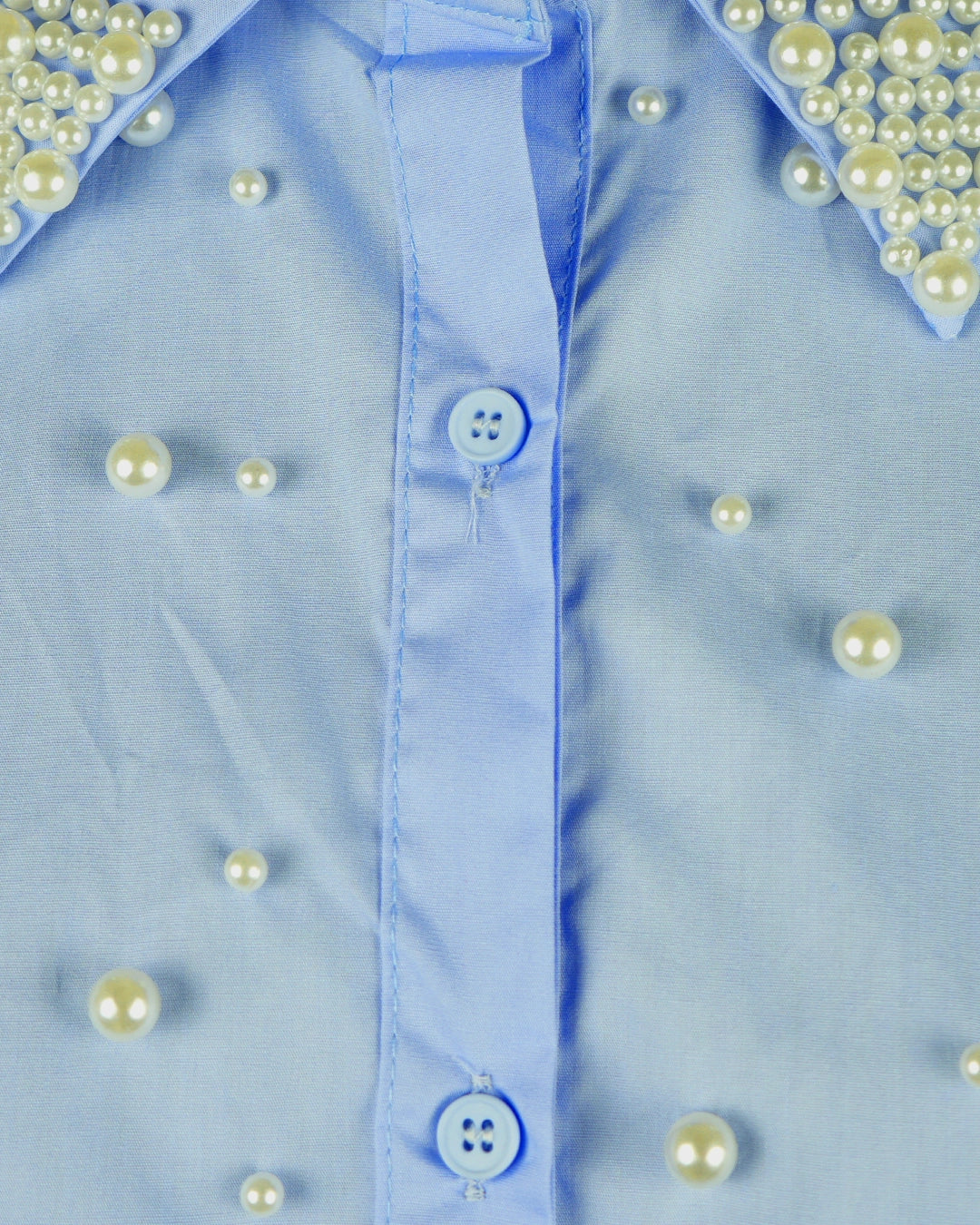 Pearl Stud Plus Size Shirt