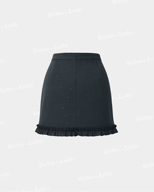 High Waist Mini Skirt