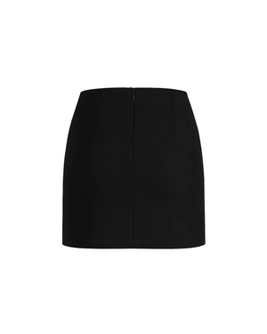 Black skirt on a white background