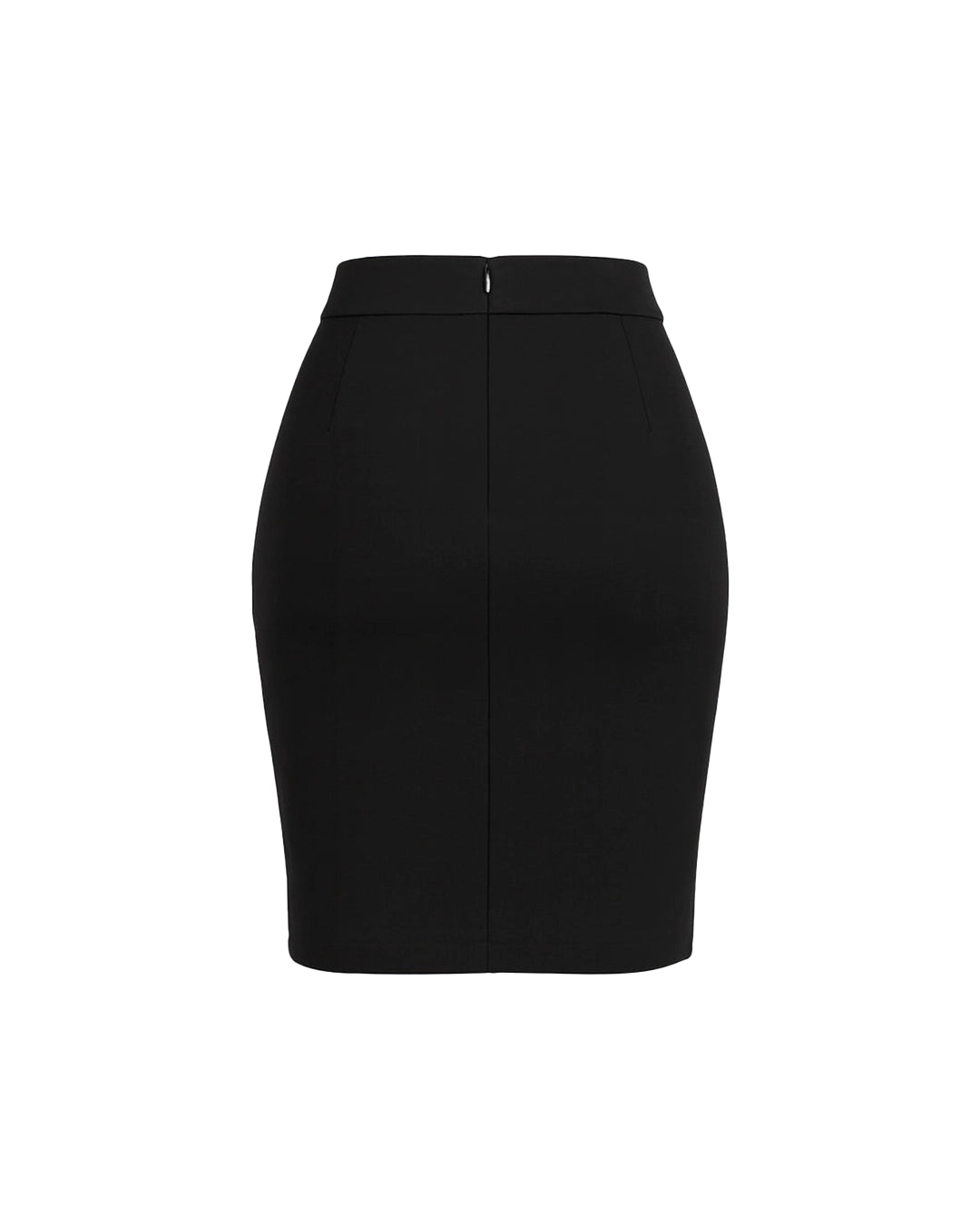 Black pencil skirt on a white background