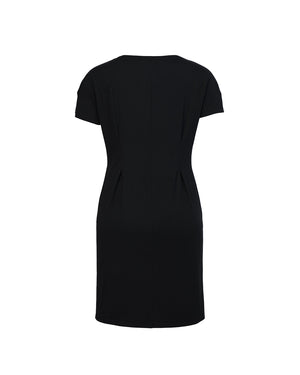 Black dress on a white background