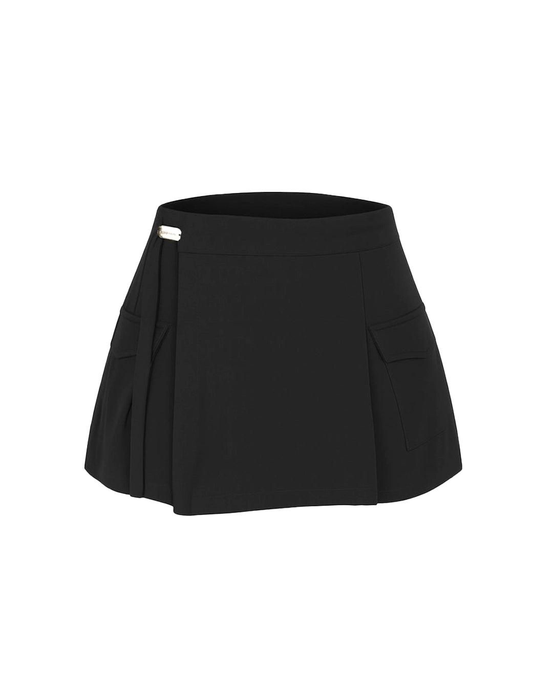 Black skirt with a white background
