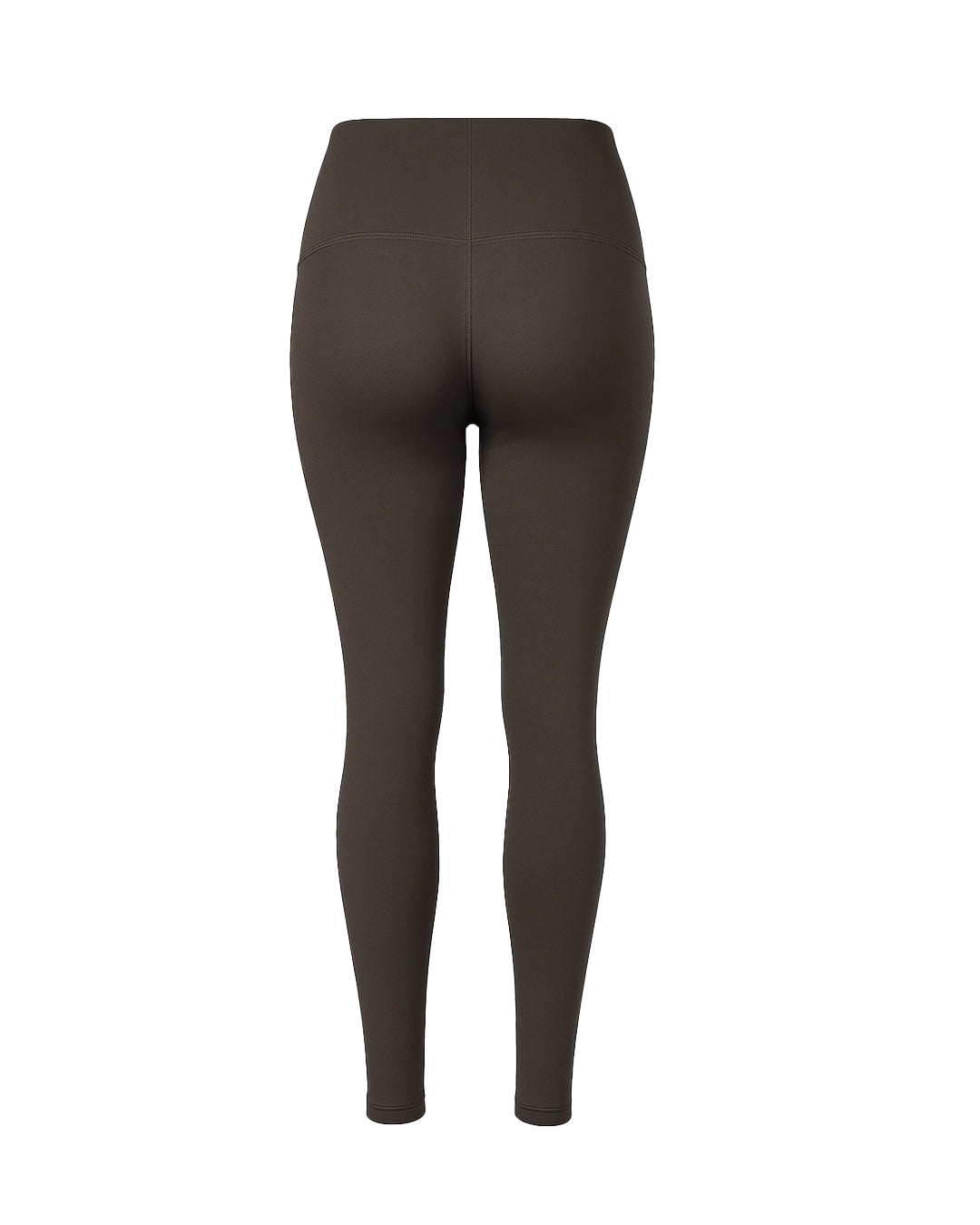 Dark gray leggings on a white background