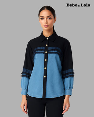 Celeste Luxe Panel Shirt