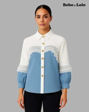 Celeste Luxe Panel Shirt
