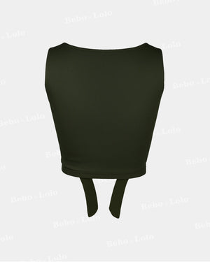 Crop Knot Top - bebonlolo
