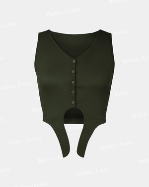 Crop Knot Top - bebonlolo