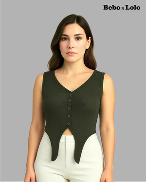 Crop Knot Top - bebonlolo