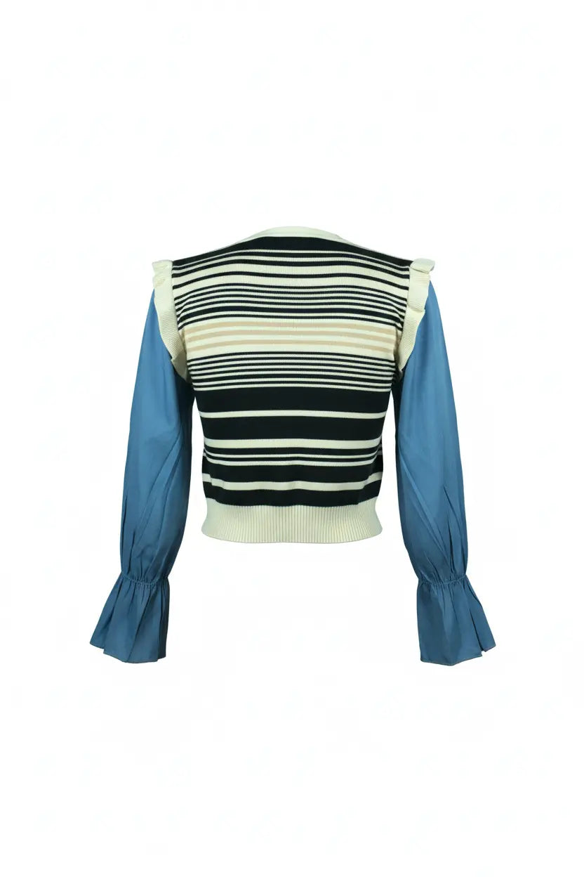 Denim Style Korean Sweater 