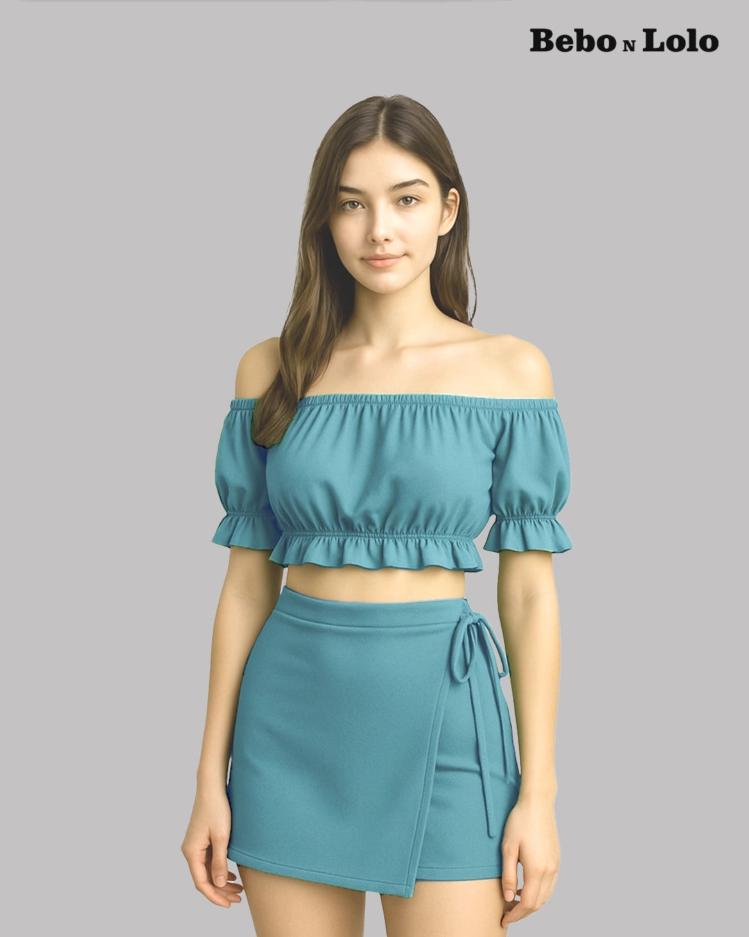 Off Shoulder Co-Ord Set - bebonlolo