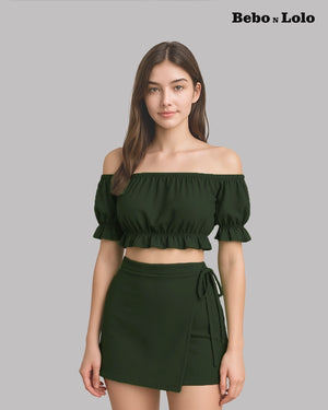 Off Shoulder Co-Ord Set - bebonlolo