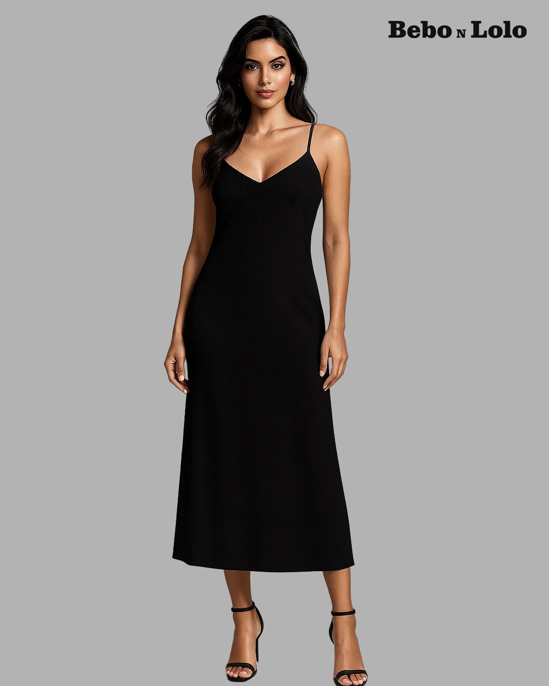 Strapy slip dress