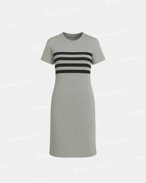 Casual Knitted Dress - bebonlolo