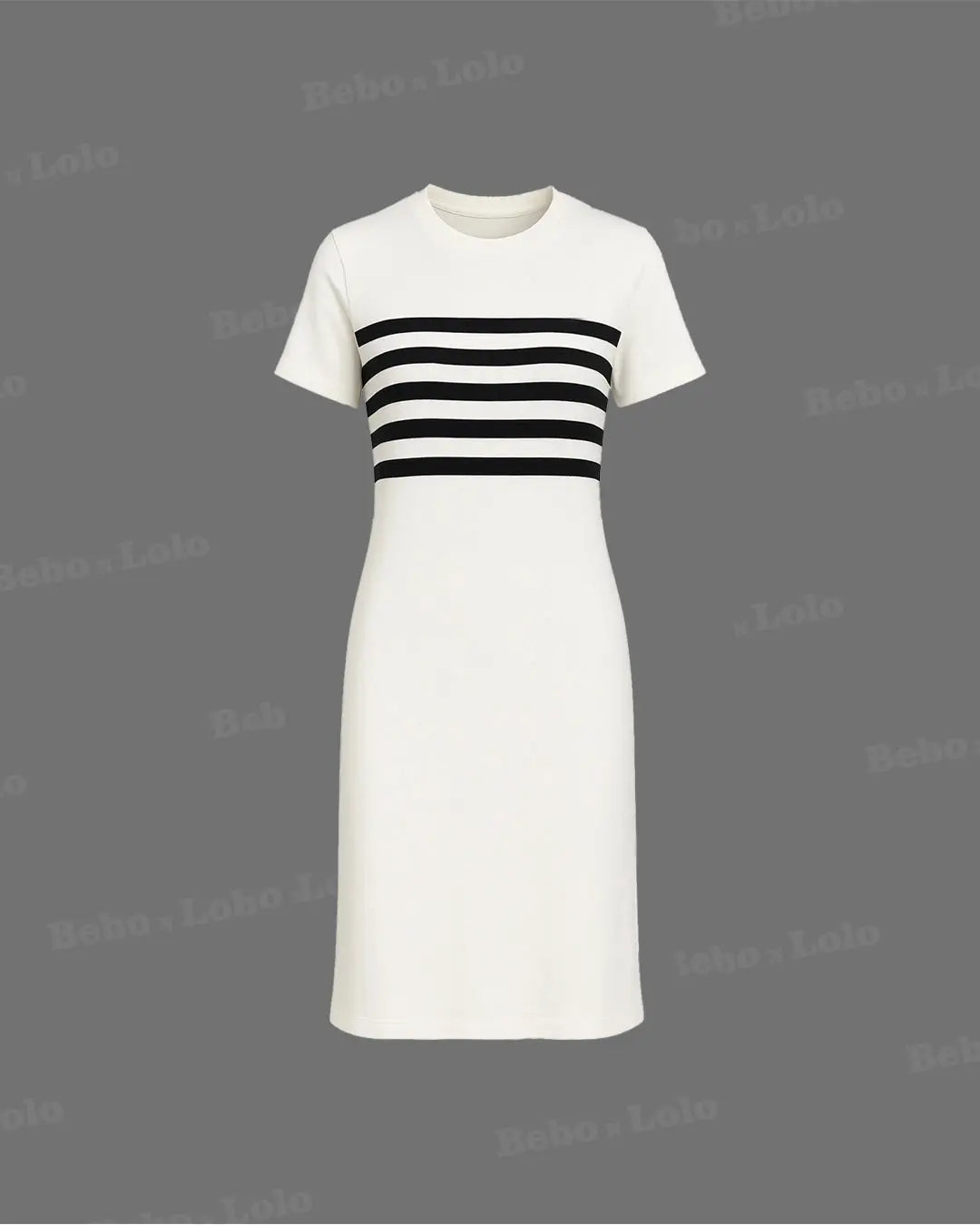 Casual Knitted Dress - bebonlolo