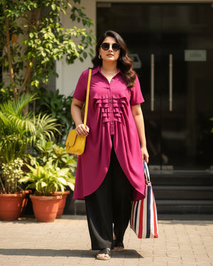 High Low Plus Size Shirt