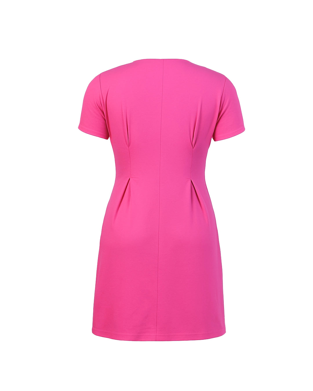 Pink dress on a white background