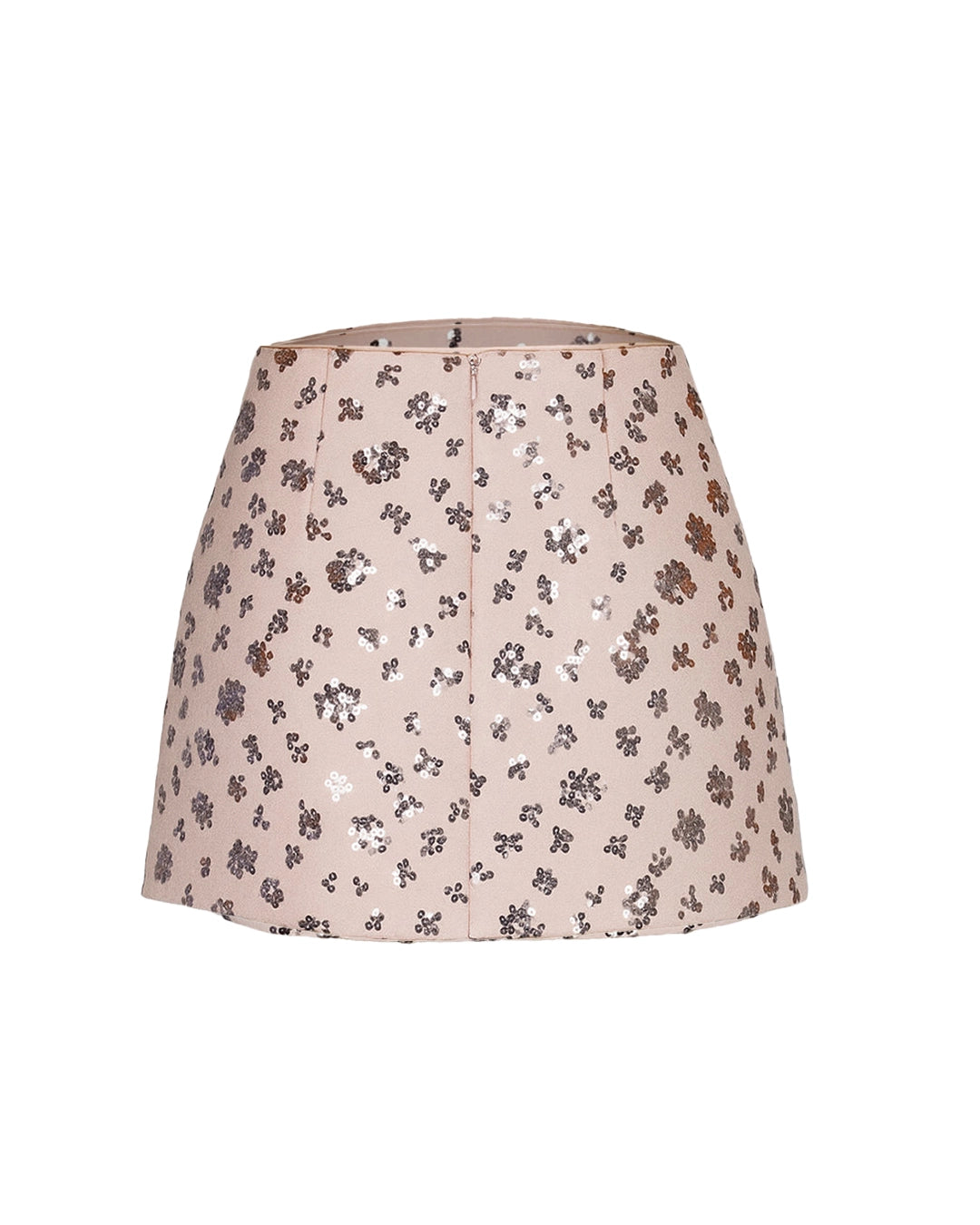 Floral patterned skirt on a white background