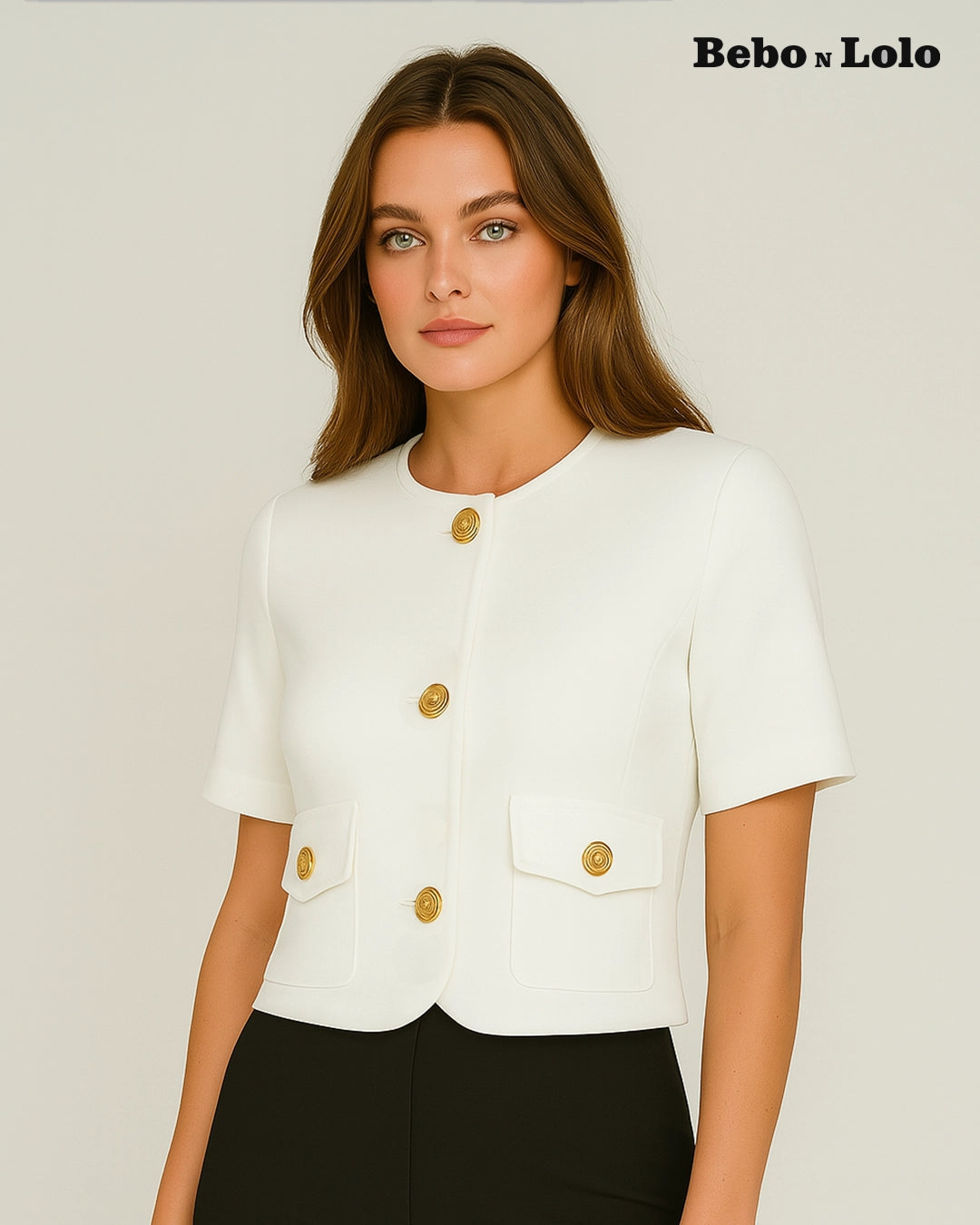 Fine - knit blazer