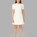Mini Dress With  Flower Chain Design