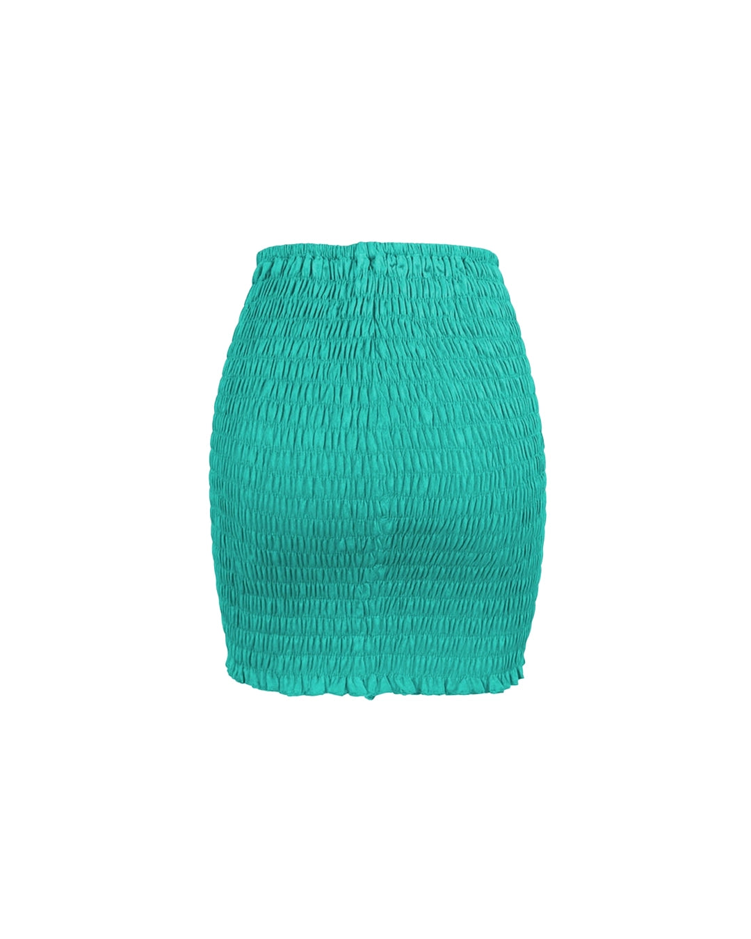 Green skirt on a white background