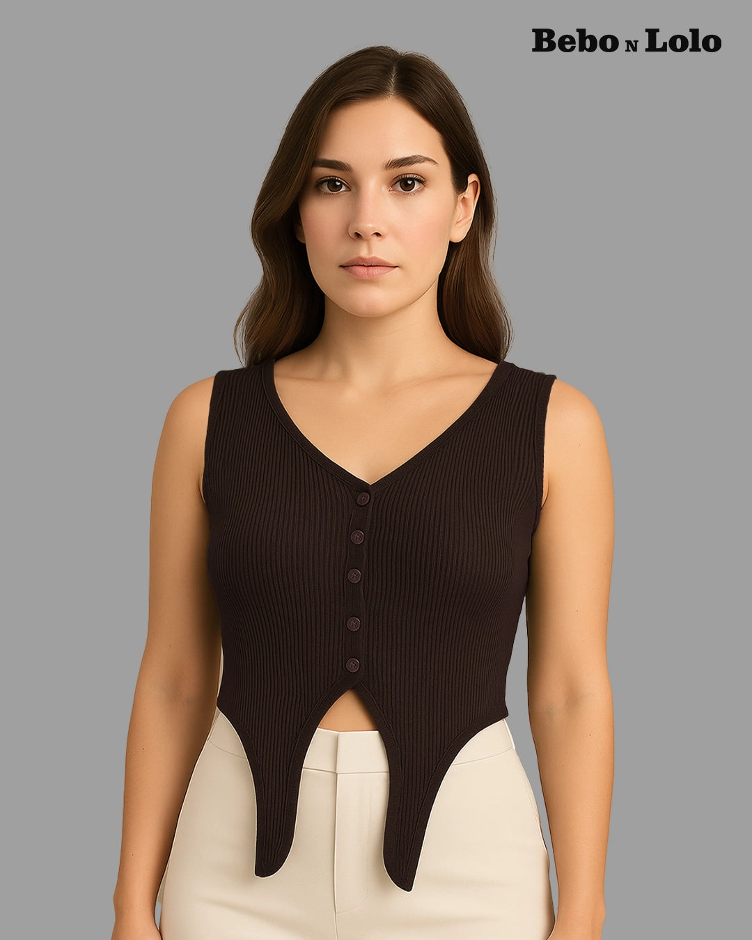Crop Knot Top - bebonlolo