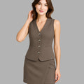 Waistcoat with Mini Wrap Skirt Set - bebonlolo